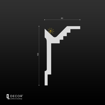 Карниз Q Decor CX132L